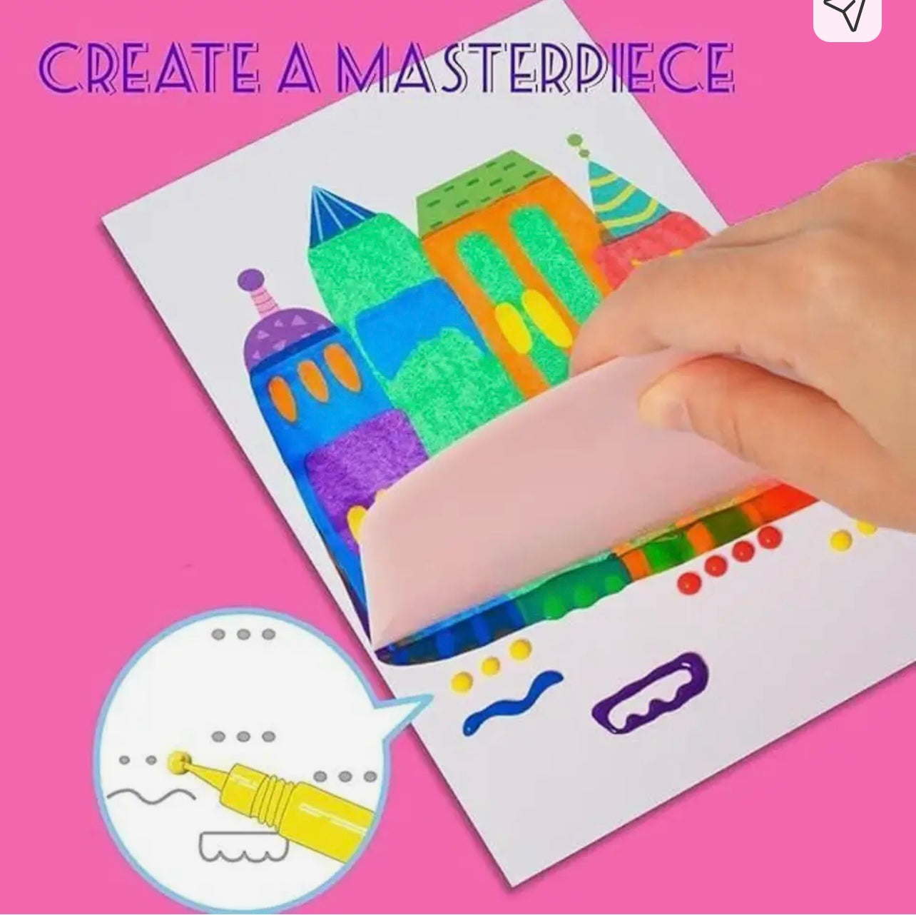 🎨 Rainbow Scratch Art Creative DIY Kit for Kids